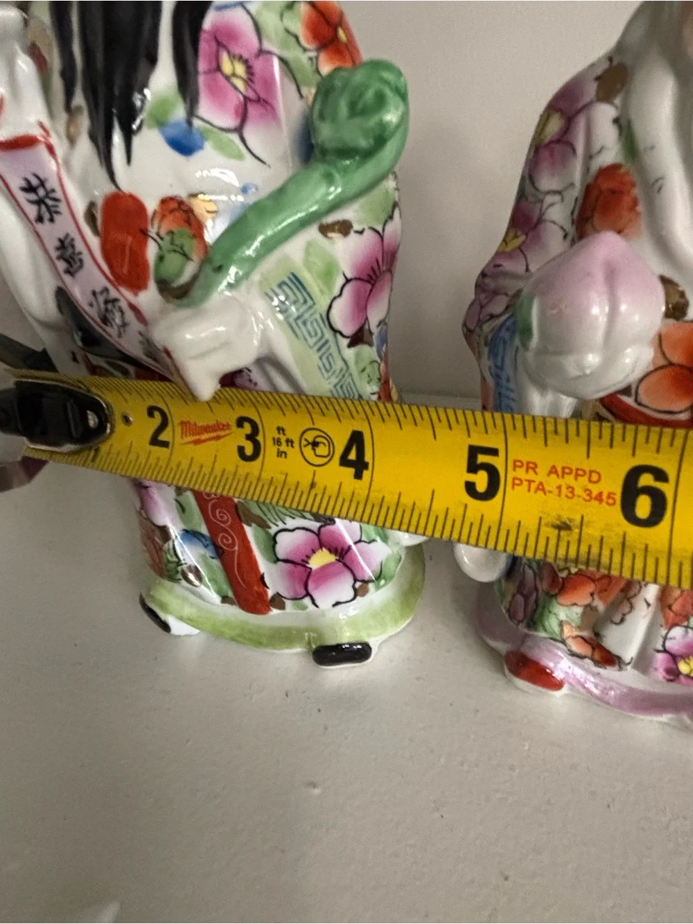 Three vintage Chinese porcelain wise men figurines